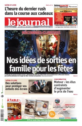 Le Journal de Saône et Loire N°20211220 du 20 décembre 2021 à télécharger sur iPad