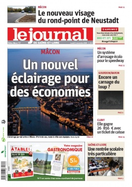 Le Journal de Saône et Loire N°20201102 du 02 novembre 2020 à télécharger sur iPad