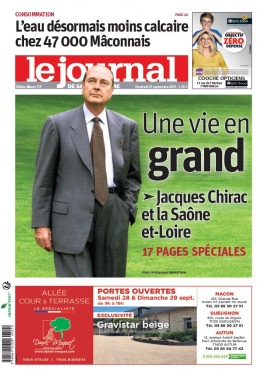 Le Journal de Saône et Loire N°20190927 du 27 septembre 2019 à télécharger sur iPad