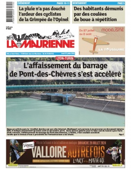 Lisez La Maurienne du 25 juillet 2024 sur ePresse.fr