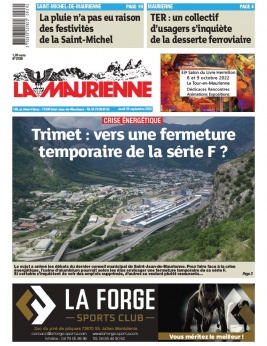 Lisez La Maurienne du 29 septembre 2022 sur ePresse.fr