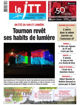 Le Journal de Tournon-Tain N°344 du 23 juillet 2020 à télécharger sur iPad