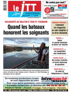 Le Journal de Tournon-Tain N°333 du 07 mai 2020 à télécharger sur iPad