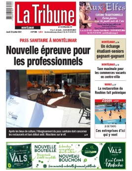 La Tribune de Montélimar N°3996 du 22 juillet 2021 à télécharger sur iPad