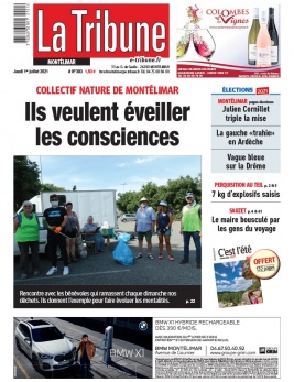 La Tribune de Montélimar N°3993 du 01 juillet 2021 à télécharger sur iPad