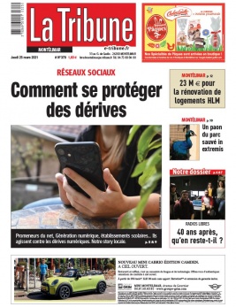 La Tribune de Montélimar N°3979 du 25 mars 2021 à télécharger sur iPad