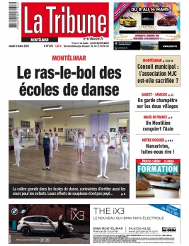 La Tribune de Montélimar N°3976 du 04 mars 2021 à télécharger sur iPad