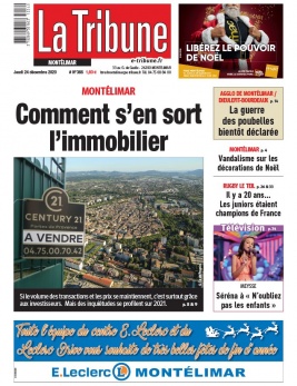 La Tribune de Montélimar N°3966 du 24 décembre 2020 à télécharger sur iPad