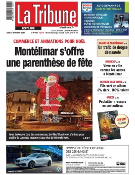 La Tribune de Montélimar N°3963 du 03 décembre 2020 à télécharger sur iPad