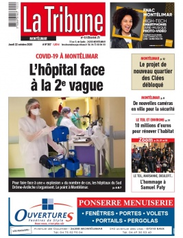 La Tribune de Montélimar N°3957 du 22 octobre 2020 à télécharger sur iPad