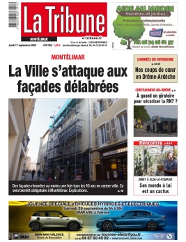 La Tribune de Montélimar N°3952 du 17 septembre 2020 à télécharger sur iPad