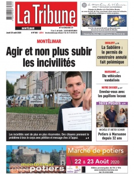 La Tribune de Montélimar N°3948 du 20 août 2020 à télécharger sur iPad