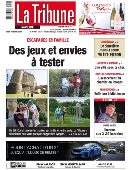 La Tribune de Montélimar N°3945 du 30 juillet 2020 à télécharger sur iPad
