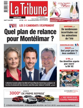 La Tribune de Montélimar N°3938 du 11 juin 2020 à télécharger sur iPad