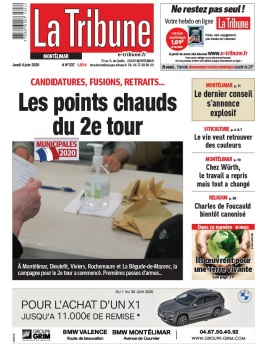 La Tribune de Montélimar N°3937 du 04 juin 2020 à télécharger sur iPad