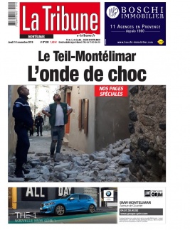 La Tribune de Montélimar N°308 du 14 novembre 2019 à télécharger sur iPad