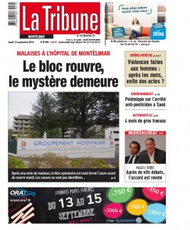 La Tribune de Montélimar N°299 du 12 septembre 2019 à télécharger sur iPad