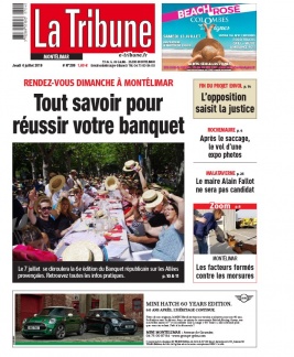La Tribune de Montélimar N°289 du 04 juillet 2019 à télécharger sur iPad
