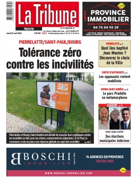 Lisez La Tribune de Montélimar - Tricastin du 25 avril 2024 sur ePresse.fr