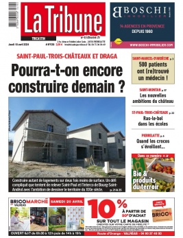 Lisez La Tribune de Montélimar - Tricastin du 18 avril 2024 sur ePresse.fr