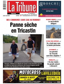 La Tribune de Montélimar N°450 du 04 août 2022 à télécharger sur iPad