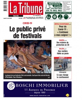 La Tribune de Montélimar N°330 du 16 avril 2020 à télécharger sur iPad