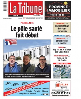 La Tribune de Montélimar N°324 du 05 mars 2020 à télécharger sur iPad