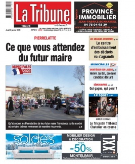 La Tribune de Montélimar N°316 du 09 janvier 2020 à télécharger sur iPad