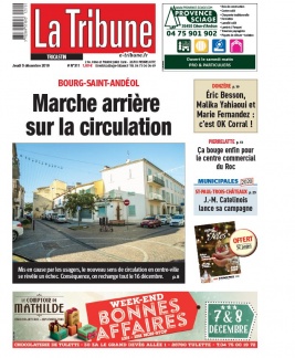 La Tribune de Montélimar N°311 du 05 décembre 2019 à télécharger sur iPad