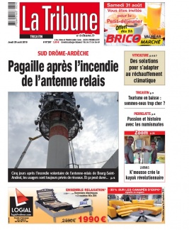 La Tribune de Montélimar N°297 du 29 août 2019 à télécharger sur iPad