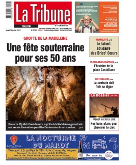 La Tribune de Montélimar N°291 du 18 juillet 2019 à télécharger sur iPad