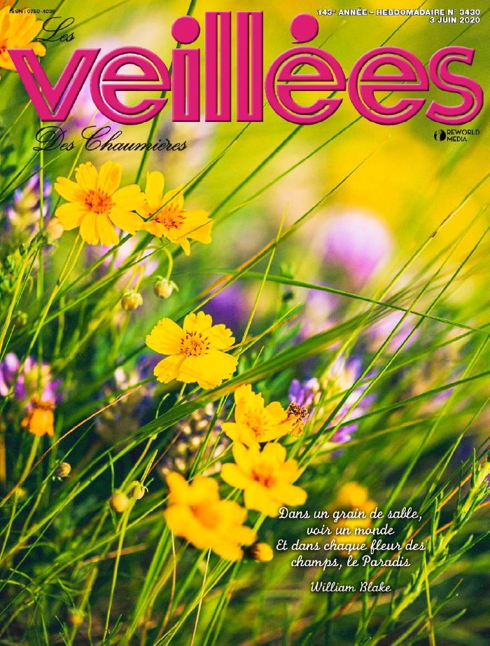 Les Veillées des Chaumières 03 juin 2020 Abonnement Les Veillées des Chaumières Pas Cher avec le BOUQUET ePresse.fr