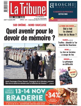 La Tribune de Montélimar N°412 du 11 novembre 2021 à télécharger sur iPad