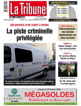 La Tribune de Montélimar N°370 du 21 janvier 2021 à télécharger sur iPad