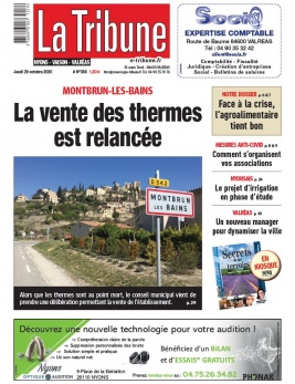 La Tribune de Montélimar N°358 du 29 octobre 2020 à télécharger sur iPad