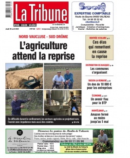 La Tribune de Montélimar N°332 du 30 avril 2020 à télécharger sur iPad