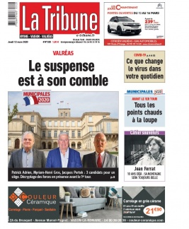 La Tribune de Montélimar N°325 du 12 mars 2020 à télécharger sur iPad