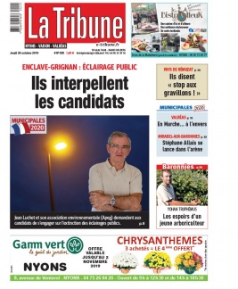 La Tribune de Montélimar N°305 du 24 octobre 2019 à télécharger sur iPad
