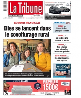 La Tribune de Montélimar N°303 du 10 octobre 2019 à télécharger sur iPad