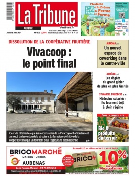 Lisez La Tribune de Montélimar - Ardèche du 18 avril 2024 sur ePresse.fr