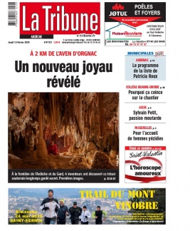 La Tribune de Montélimar N°321 du 13 février 2020 à télécharger sur iPad