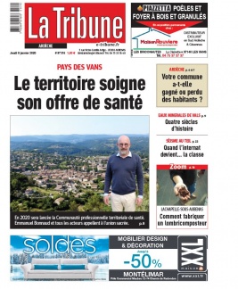 La Tribune de Montélimar N°316 du 09 janvier 2020 à télécharger sur iPad