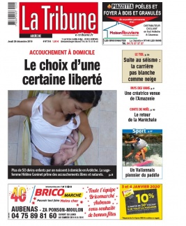 La Tribune de Montélimar N°314 du 26 décembre 2019 à télécharger sur iPad