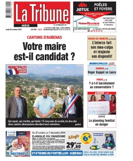 La Tribune de Montélimar N°305 du 24 octobre 2019 à télécharger sur iPad