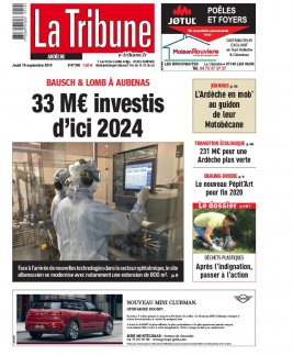 La Tribune de Montélimar N°300 du 19 septembre 2019 à télécharger sur iPad