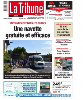 La Tribune de Montélimar N°296 du 22 août 2019 à télécharger sur iPad