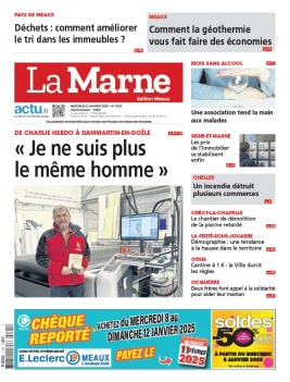 Lisez La Marne - Meaux du 08 janvier 2025 sur ePresse.fr