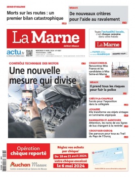 Lisez La Marne - Meaux du 17 avril 2024 sur ePresse.fr