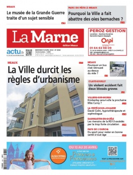 Lisez La Marne - Meaux du 10 avril 2024 sur ePresse.fr