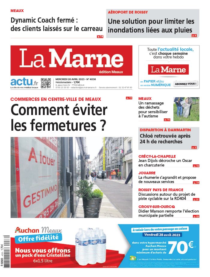 La Marne N°4036 du 26 avril 2023 à télécharger sur iPad